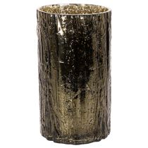 Artikel Windlicht Glas Hirschkopf Baumrelief 26cm Grünbraun Innenbereich