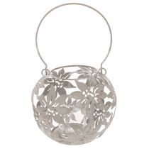 Artikel Windlicht Metall Hängedeko Deko Laterne Grau Ø14cm H13cm
