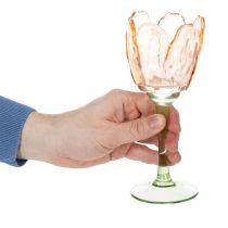 Artikel Teelichthalter Glas Tulpenform 20cm Innenbereich Dekoration