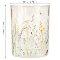 Artikel Deko Windlicht Glas Schmetterlingsmotiv 18cm, 2er Set - Elegante Wohnaccessoires