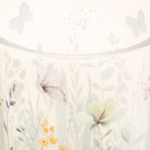 Artikel Deko Windlicht Glas Schmetterlingsmotiv 18cm, 2er Set - Elegante Wohnaccessoires