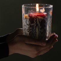 Artikel Deko Windlicht Glas Schmetterlingsmotiv 18cm, 2er Set - Elegante Wohnaccessoires