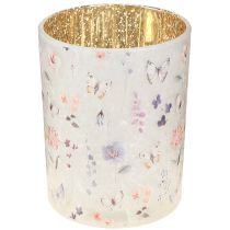 Artikel Windlicht Glas 12,5 cm mit Schmetterlingsdesign im 2er Set für stimmungsvolle Dekoration