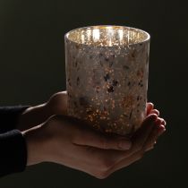 Artikel Windlicht Glas 12,5 cm mit Schmetterlingsdesign im 2er Set für stimmungsvolle Dekoration