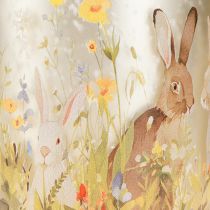 Artikel Deko Windlicht Glas mit Osterhasenmotiv 12,5cm 2er-Set für frühlingshafte Akzente