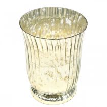 Artikel Windlicht Glas Teelichthalter Teelichtglas Ø11cm H14,5cm