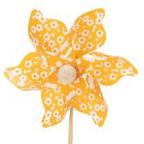 Artikel Gartenstecker Blumenwindmühlen, bunte Frühlingsdeko 28 cm aus Kunststoff im 12er-Set