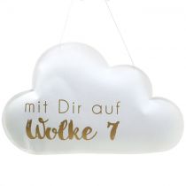 Artikel Papierdeko „Wolke 7“ zum Hängen 35cm x 22cm 2St