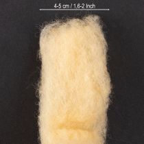 Artikel Wollband Creme Orange 10m – Weiches Dekoband für kreative Kränze und Gestecke