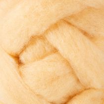 Artikel Wollband Creme Orange 10m – Weiches Dekoband für kreative Kränze und Gestecke