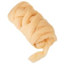 Artikel Wollband Creme Orange 10m – Weiches Dekoband für kreative Kränze und Gestecke