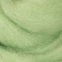 Artikel Bastelwolle Hellgrün 2m – Weiche Deko- und Filzwolle für Floristik und Handarbeitsprojekte
