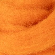 Artikel Filzwolle Orange 2m für Dekoration, Bastelprojekte und Floristik