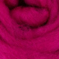 Artikel Hochwertige Filzwolle aus reiner Wolle 2m Pink für kreative Dekorationen