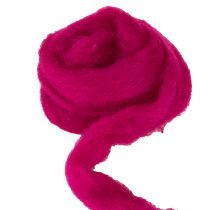 Artikel Hochwertige Filzwolle aus reiner Wolle 2m Pink für kreative Dekorationen