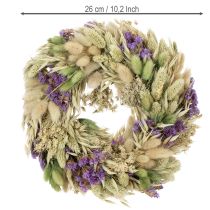 Artikel Trockenblumen Türkranz 26cm für Innen- und geschützten Außenbereich