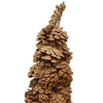Artikel Zapfenbaum Weihnachtsdeko aus Naturzapfen mit Sockel, 50 cm hoch