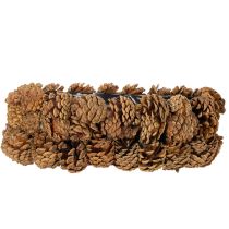Artikel Pflanzschale Oval aus Tannenzapfen 30 cm Naturbraun