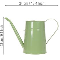 Artikel Zimmergießkanne Vintage Metall Mintgrün 1,7L Deko-Vase Retro Design H23cm