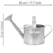 Artikel Zink-Gießkanne Vintage Deko 27cm - Pflanzkanne für Garten und Terrasse, Metall Blumenkübel