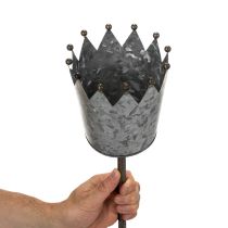 Artikel Dekokrone Metall 95cm mit Stab für Pflanzgefäße und Beete