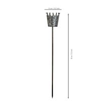 Artikel Dekokrone Metall 95cm mit Stab für Pflanzgefäße und Beete