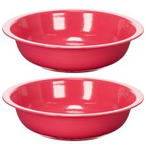 Artikel Runde Metall Pflanzschale Rosa 29cm, 2er-Set – Vielseitige Schalen für Pflanzen und Dekoration