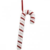 Deko Zuckerstange Weihnachten Rot Weiß Gestreift H34cm