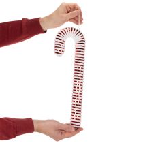 Artikel Künstliche Zuckerstange Weihnachtsdekoration Kunststoff 40cm Rot-Weiß