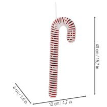 Artikel Künstliche Zuckerstange Weihnachtsdekoration Kunststoff 40cm Rot-Weiß