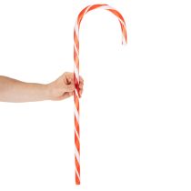 Artikel Künstliche Zuckerstange aus Kunststoff 60cm Rot-Weiß 3er Set für Innenbereiche