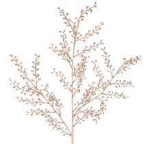 Artikel Künstlicher Deko-Zweig mit Beeren 85cm Champagner Kunststoff