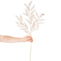 Artikel Künstlicher Deko-Zweig mit Beeren 85cm Champagner Kunststoff
