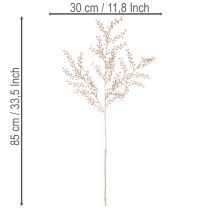 Artikel Künstlicher Deko-Zweig mit Beeren 85cm Champagner Kunststoff