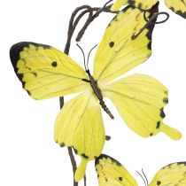 Artikel Schmetterlingszweig 75cm Gelb Deko Frühling Kunstblume für Innen