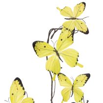 Artikel Schmetterlingszweig 75cm Gelb Deko Frühling Kunstblume für Innen