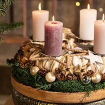 Artikel Adventsdeko, Weihnachtsdeko Stern, Dekostern Jute B31cm 4 St