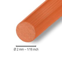 Artikel Aluminiumdraht Orange Ø2mm 60m Basteldraht für Floristen - 500g Rolle