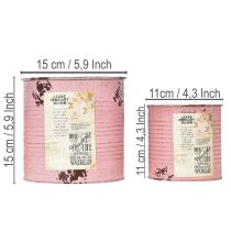 Artikel Aluminium Blumentopf Set 15cm 3 Stück für Balkon und Garten