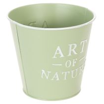 Artikel Blumentopf Zink Mintgrün Ø15cm H13,5cm