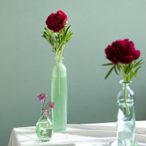 Artikel Elegante Grüne Glasvase Ø6,5cm H30cm für Floristen & Deko