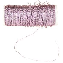 Artikel Bouilloneffektdraht Ø0,30mm 100g/140m Lavendel