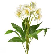 Artikel Christrosen Weiß Künstliche Blumenstrauß - Elegante Tischdekoration 18 Blüten 60cm