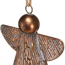 Artikel Deko Glocke Schutzengel Metall Bronze 19,5x12x19 cm - Engelglocke für Heimdeko