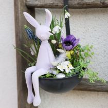 Artikel Deko Kelle Pflanzschale Metall Anthrazit Hängend Ø16,5cm 2er Set