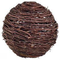 Artikel Deko Kugel aus Reben Rebenkugel Natur Braun Ø20cm