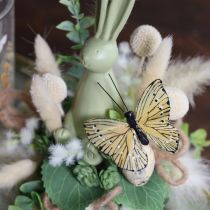 Artikel Deko Schmetterlinge 7cm aus echten Federn mit Draht - Set 12 Stück Farbmix