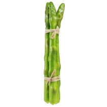 Artikel Deko Spargel Grün Künstliches Gemüse L22cm Ø1,5cm 3St