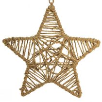 Artikel Deko Stern zum Hängen Stern aus Jute Natur 28cm 4 St
