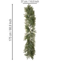 Artikel Deko-Tannenzweig Kunststoff grün 175cm für Innenbereich